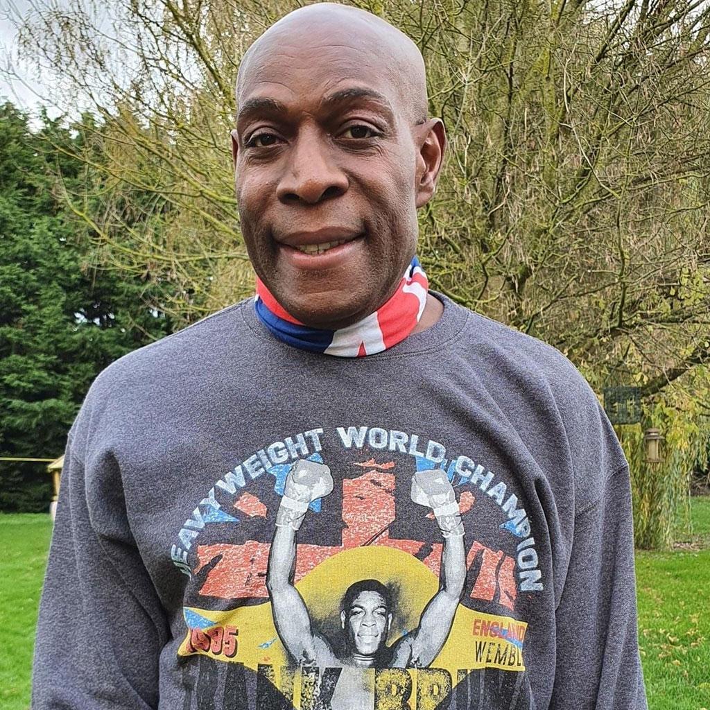 Frank Bruno 1995 World Champion Dark Heather Graphic Sweatshirt