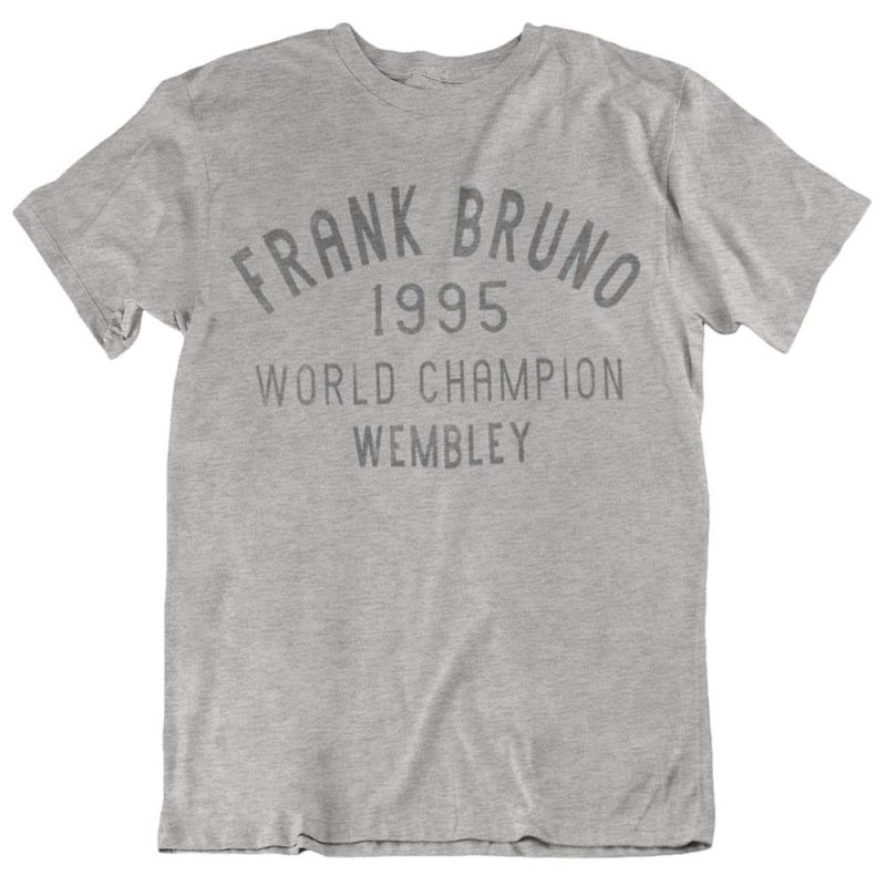 Frank Bruno Sometimes Your Dreams Come True 1995 World Chamion Grey Heather TShirt