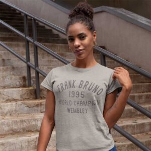 Frank Bruno Sometimes Your Dreams Come True 1995 World Chamion Grey Heather TShirt 5