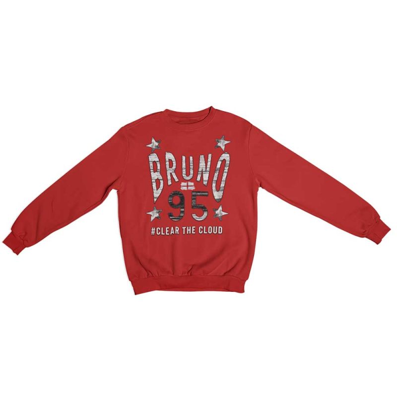 mockup of a crewneck sweater with extended sleeves 23839