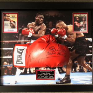 tyson and FB signed glove
