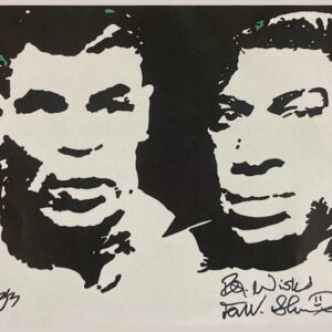 Bruno and Tyson signed print