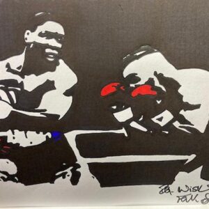 Coloured gloved bruno signed print copy