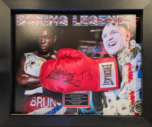 Tyson Fury & Bruno Glove Frame 2021