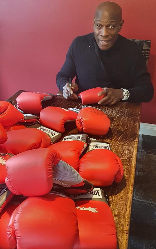 Lonsdale Signed Boxing Glove Frank Bruno
